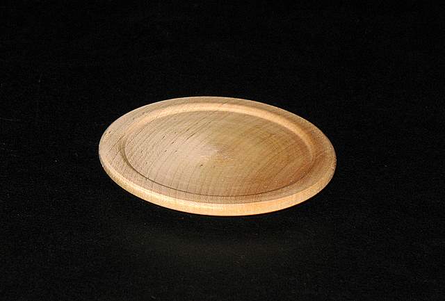 Miniature Wood Plate - 2-1/2" Diameter x 5/16" Thick